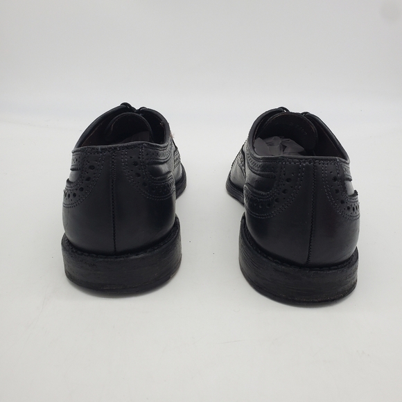 Allen Edmonds Shoe Men's 9 D Bartlett Black Leather Cap Toe Oxfords - Picture 7 of 9